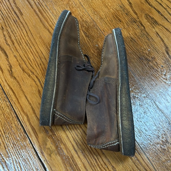 Clarks Originals Desert Trek Beeswax Leather chukka boots. Crepe soles. Size 8. main image 4